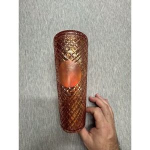 Starbucks Winter Holiday Jeweled Tumbler Cold‎ Cup - Rose Gold